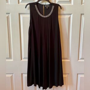 Forever 21 Black Dress with Rhinestone Collar